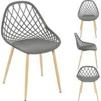 Home Deco Factory Murcia 4 stuks comfortabele tuinstoelen -