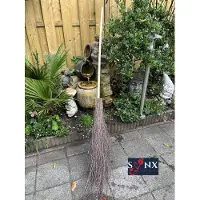 Synx Tools Heksenbezem met steel 120 cm Takkenbezem stalbezem - bezem heks