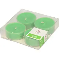 Trend Candles maxi geurtheelichtjes/waxinelichtjes - 16x - appel geur - 8 branduren - grote theelichtjes