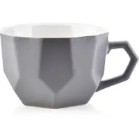AFFEK DESIGN by MONDEX Affekdesign Set van 2 Mokken/bekers/tassen - XL 450ml - Grijs