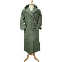 Artg Robezz - Badjas met Capuchon - 100% Katoen - Badstof - Leger Groen - Army Green - Maat S/M