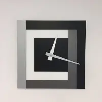 Italian Design CD Wandklok 40 Zwart