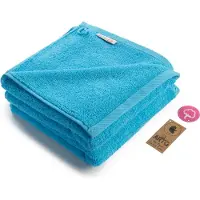 Artg Towelzz - AR035 - Handdoekset - 100% Katoen - 50 x 100 cm - Zeeblauw - Aqua Blue - Set 5 stuks
