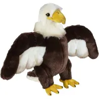 Ravensden Knuffel Zeearend - pluche - 28 cm - Amerikaanse Zeearend roofvogel - knuffeldier