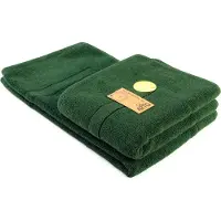 Artg Towelzz - Badmat - 100% Katoen - Zware kwaliteit - 50 x 80 cm - Donkergroen - Dark Green