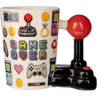 Puckator Beker met joystick handvat - game over