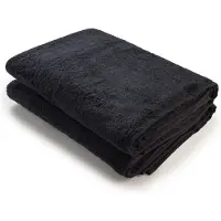 Artg Towelzz - AR036 - Douche - Badhanddoek - 100% katoen - 70 x 140 cm - Zwart - Black - Set 2 stuks