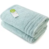 Artg Towelzz - Biologische Katoen - Badhanddoekenset - 70 x 140 cm - Green - Set 2 stuks