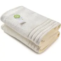 Artg Organic - Biologische Katoen - Badhanddoekenset - 70 x 140 cm - White - Set 2 stuks