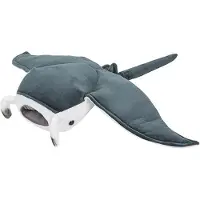 Nature Planet Pluche mantarog - knuffel - 53 cm - oceaan knuffel speelgoed