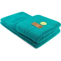 Artg Towelzz - Badmat - 100% Katoen - Zware kwaliteit - 50 x 80 cm - Petrol Blauw - Deep Blue