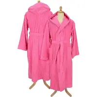 Artg Robezz - Badjas met Capuchon - 100% Badstof Katoen -Rose - Maat XS