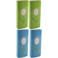 Svenska Living Radiatorbak luchtbevochtiger/waterverdamper - 4 st - 20 x 8 cm - porselein