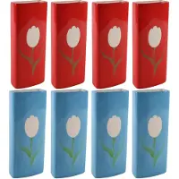 Svenska Living Radiatorbak luchtbevochtiger/waterverdamper - 8 st - 20 x 8 cm - porselein