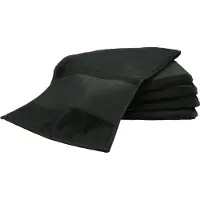 Artg Towelzz SPORTHANDDOEK Extra Lang - 30 x 140 cm - Set van 5 stuks - BLACK