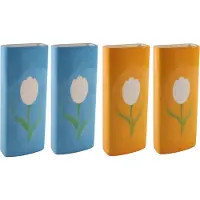 Svenska Living Radiatorbak luchtbevochtiger/waterverdamper - 4 st - 20 x 8 cm - porselein