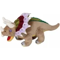 Ravensden Pluche dinosaurus Triceratops knuffel 30 cm