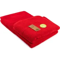 Artg Towelzz - Badmat - 100% Katoen - Zware kwaliteit - 50 x 80 cm - Rood - Fire Red