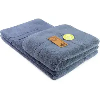 Artg Towelzz - Badmat - 100% Katoen - Zware kwaliteit - 50 x 80 cm - Spijkerstof Blauw - Jeans Blue