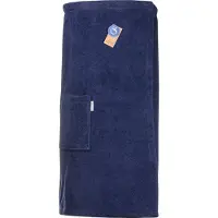Artg Towelzz - Sauna Kilt - Dames - met Klittenband - Donkerblauw - French Navy - (omvang tot 135 cm)