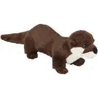 Ravensden pluche knuffel dier Otter - bruin - 23 cm - Otters - waterdieren