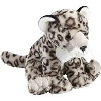 Ravensden Pluche dieren Sneeuw Luipaard knuffel - spotted - 30 cm - wilde dieren uit de bergen