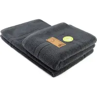 Artg Towelzz - Badmat - 100% Katoen - Zware kwaliteit - 50 x 80 cm - Donkergrijs - Graphite -