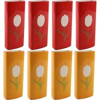 Svenska Living Radiatorbak luchtbevochtiger/waterverdamper - 8 st - 20 x 8 cm - porselein