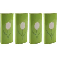 Svenska Living Radiatorbak luchtbevochtiger/waterverdamper - 8 st - 20 x 8 cm - porselein