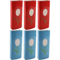 Svenska Living Radiatorbak luchtbevochtiger/waterverdamper - 6 st - 20 x 8 cm - porselein