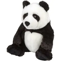 Nature Planet Pluche Pandabeer - knuffelbeer - 25 cm - beren knuffels - speelgoed