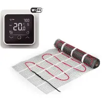 Ben Comforta Vloerverwarming met WIFI Klokthermostaat 2 m² Wit