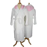 Artg A&R Badjas met Gekleurde Capuchon XS