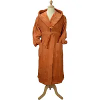 Artg Robezz - Badjas met Capuchon - 100% Katoen - Badstof - Aarde Bruin - Terra - Maat XXL - (2XL)