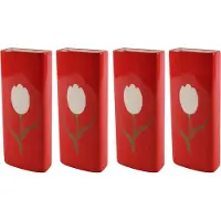 Svenska Living Radiatorbak luchtbevochtiger/waterverdamper - 8 st - 20 x 8 cm - porselein