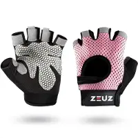 ZEUZ Sport & Fitness Handschoenen Dames – voor Krachttraining, Gym & CrossFit Training – Roze & Zwart – Gloves voor meer grip en bescherming tegen blaren & eelt - Maat XS