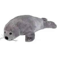 Ravensden Pluche knuffel Grijze Zeehond van 30 cm - Speelgoed zeedieren - Leuk als cadeau