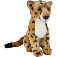 Ravensden pluche cheetah - Knuffel jachtluipaard - 28 cm - Wilde dieren knuffels