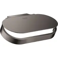 GROHE Selection closetrolhouder met deksel hard graphite 41069a00