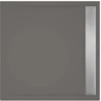 Xenz Easy Tray 90x80 douchevloer antraciet mat