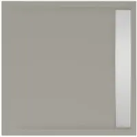 Xenz Easy Tray 80x80 douchevloer cement
