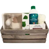 Emendo Sauna geschenkmand - Winterbetovering met eucalyptus en zoutzeep