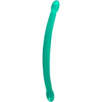 Realrock Dubbele Dildo niet realistisch 42 cm - Turquoise