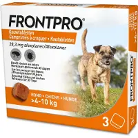Frontline frontpro kauwtabletten M 4-10 kg 3 tbl
