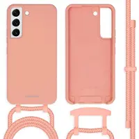 IMoshion Color Backcover met afneembaar koord voor de Samsung Galaxy S22 - Peach