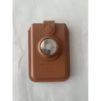 DesignNest Stacked Cardholder Airtag - Pasjeshouder - Airtag houder - Bruin - Magnetisch