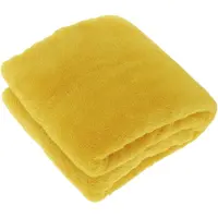 Unique living | justin plaid 150x200cm bamboo yellow