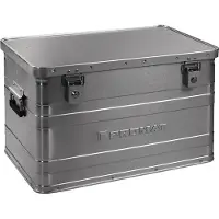 Promat /Tecwerk Aluminium box | L595xB390xH380mm 70 l | met klapdeksel en cilinderslot - 9000447952