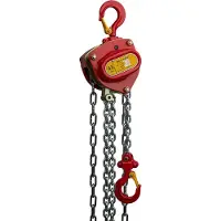 Delta Hijswerktuigen Delta DELTA RED Premium Handkettingtakel - 1 Ton - Met 3 Meter Hijshoogte