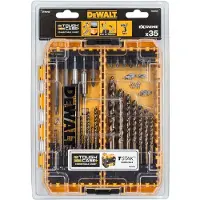 DeWalt Accessoires 35-delige Metaalboren- en schroefbitsset | HSS-G | EXTREME 2 | 1 mm-12 mm | In TOUGH CASE - DT70756-QZ
